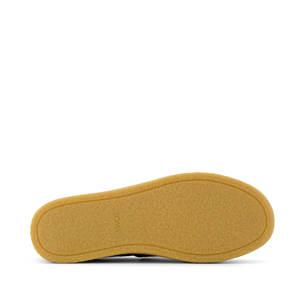 Adelaide Black Suede Espadrille Bottom Sole View