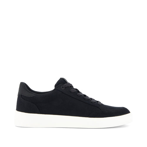 TRVL LITE Rio Black Vintage Twill Sneaker Side View