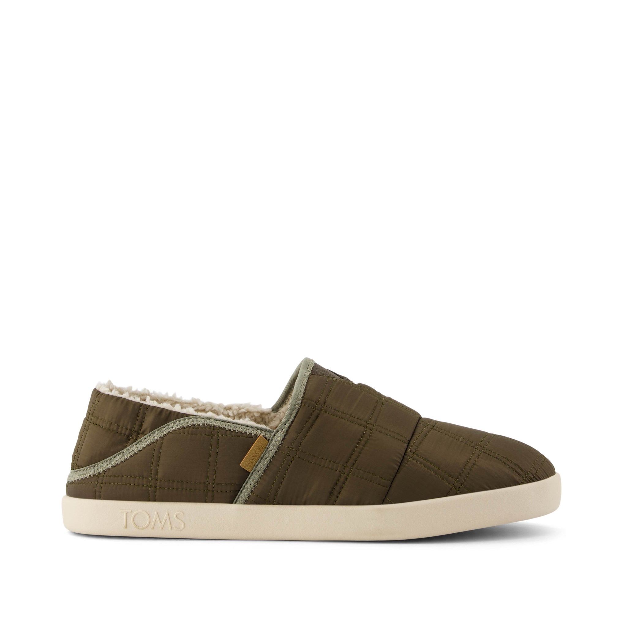 Camden Convertible Slipper - Canteen Quilted Woven Side View