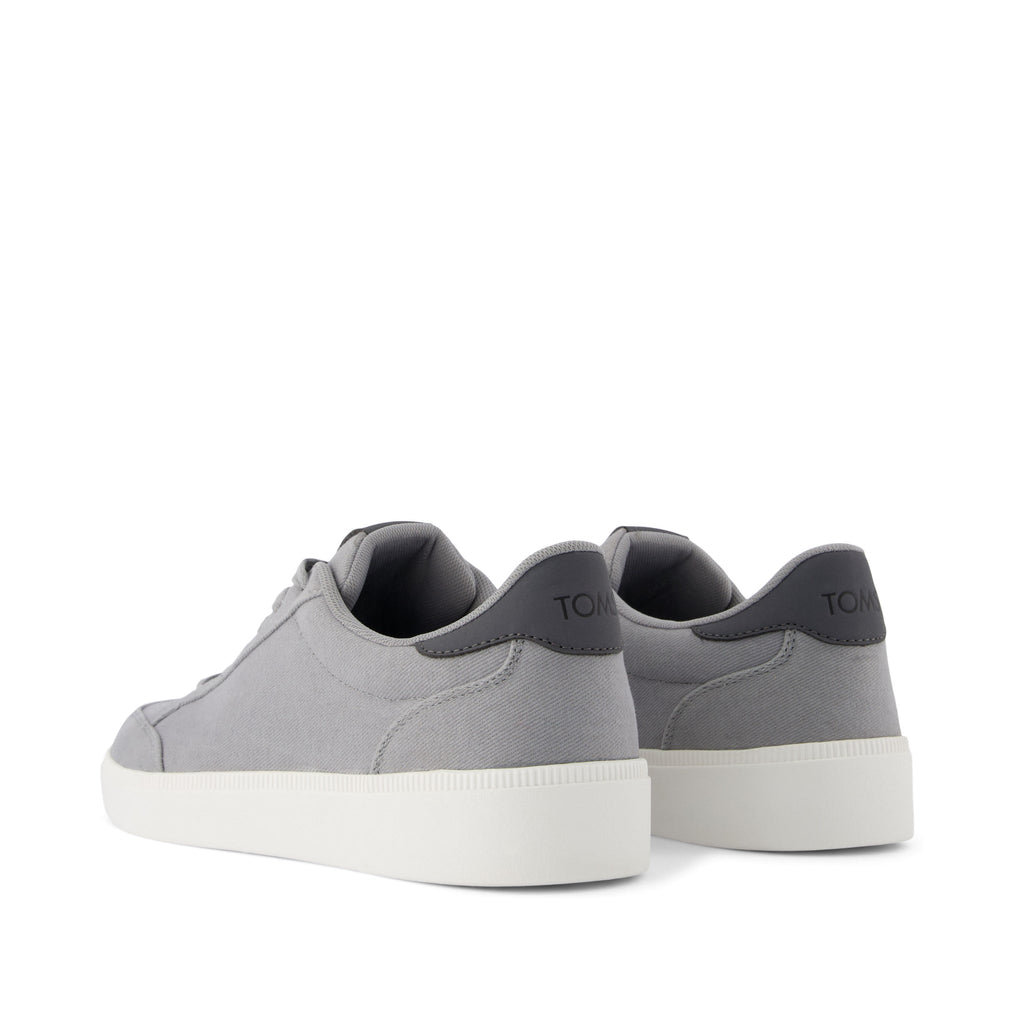 TRVL LITE Rio Grey Vintage Twill Sneaker Back View
