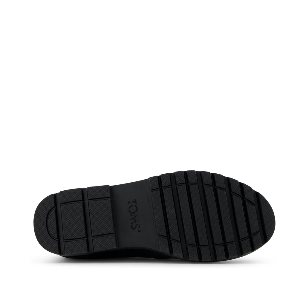 Griffin Black Water Resistant Leather Boot Bottom Sole View