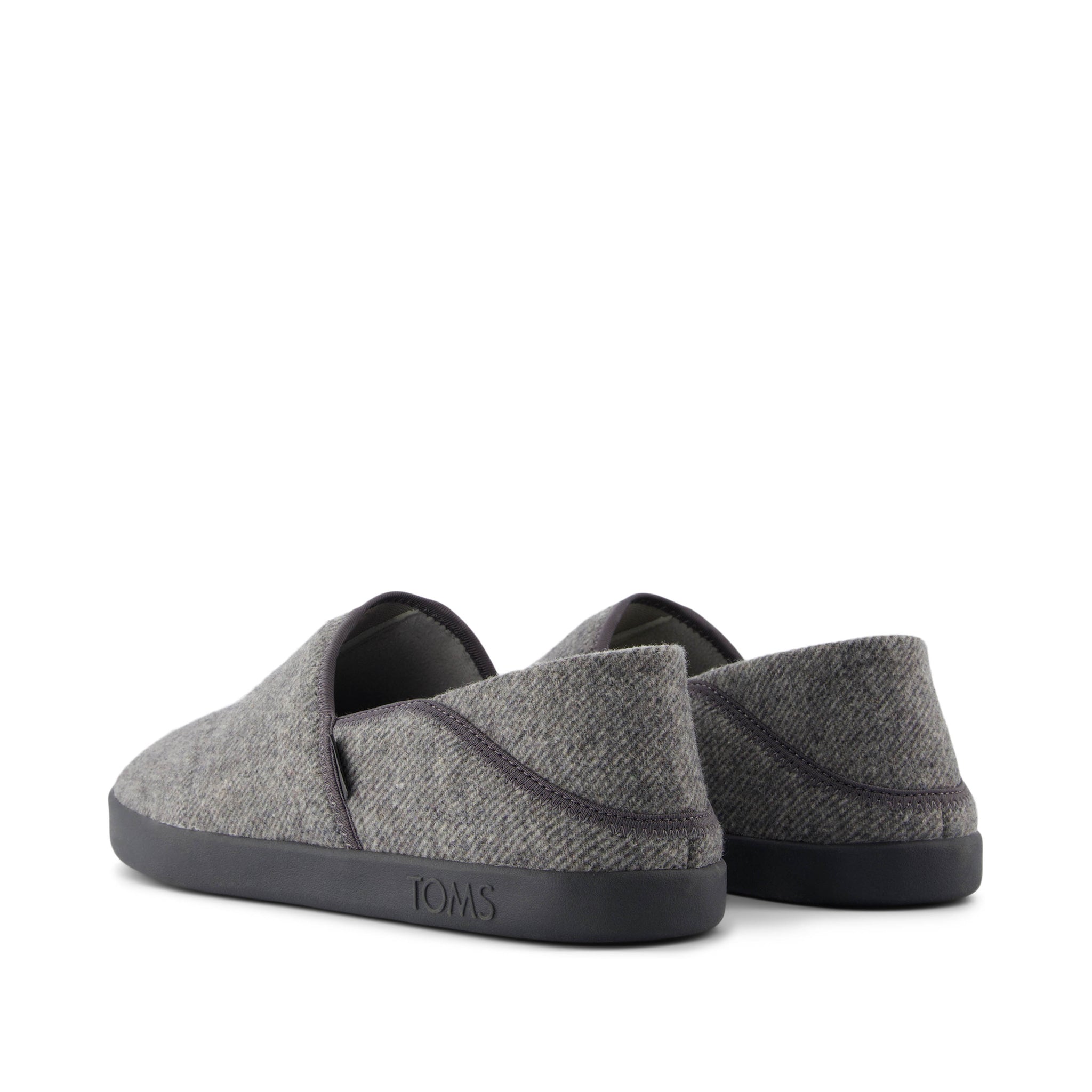 Camden Convertible Slipper - Ultimate Grey Cozy Twill Back View