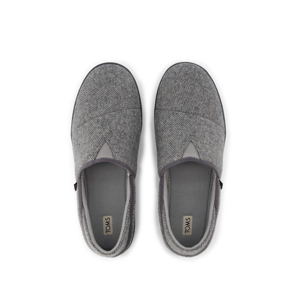 Camden Convertible Slipper - Ultimate Grey Cozy Twill Top View