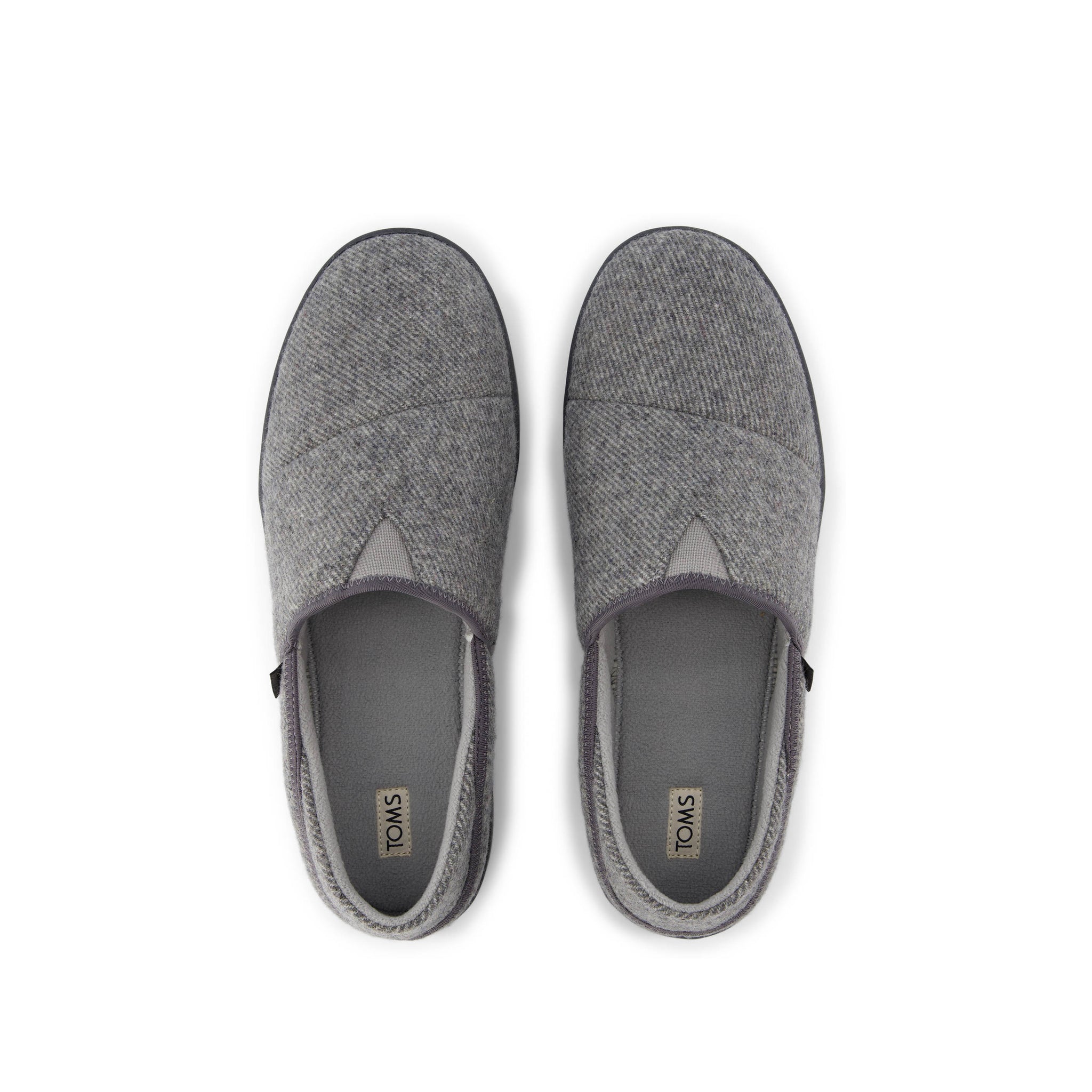 Camden Convertible Slipper - Ultimate Grey Cozy Twill Top View
