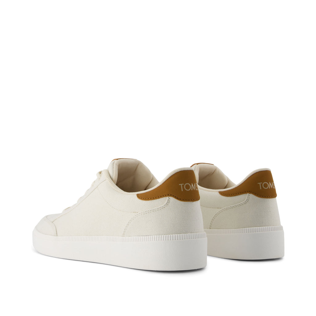 TRVL LITE Rio Beige Vintage Twill Sneaker Back View