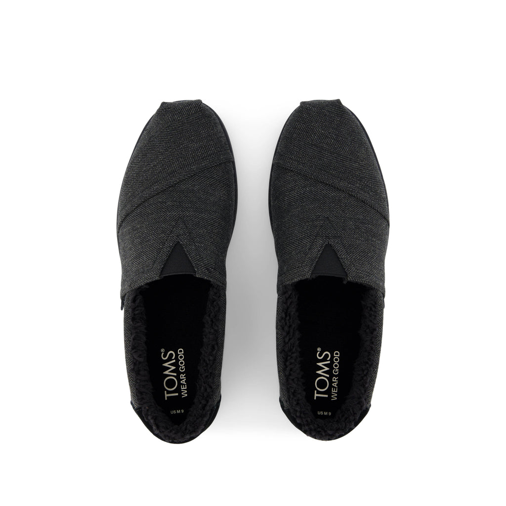 Alp Fwd - Dark Grey Herringbone Top View