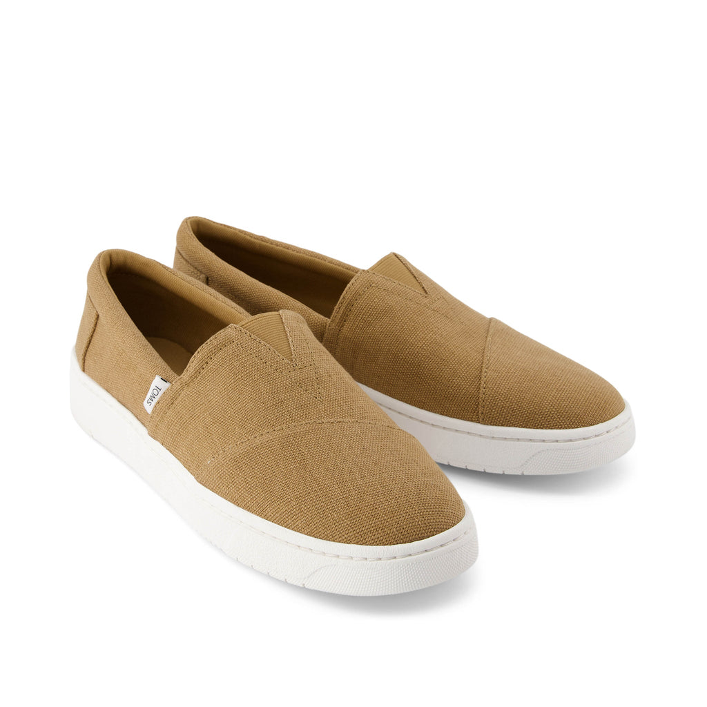 TRVL LITE Alpargata Tan Slip On Sneaker Front View
