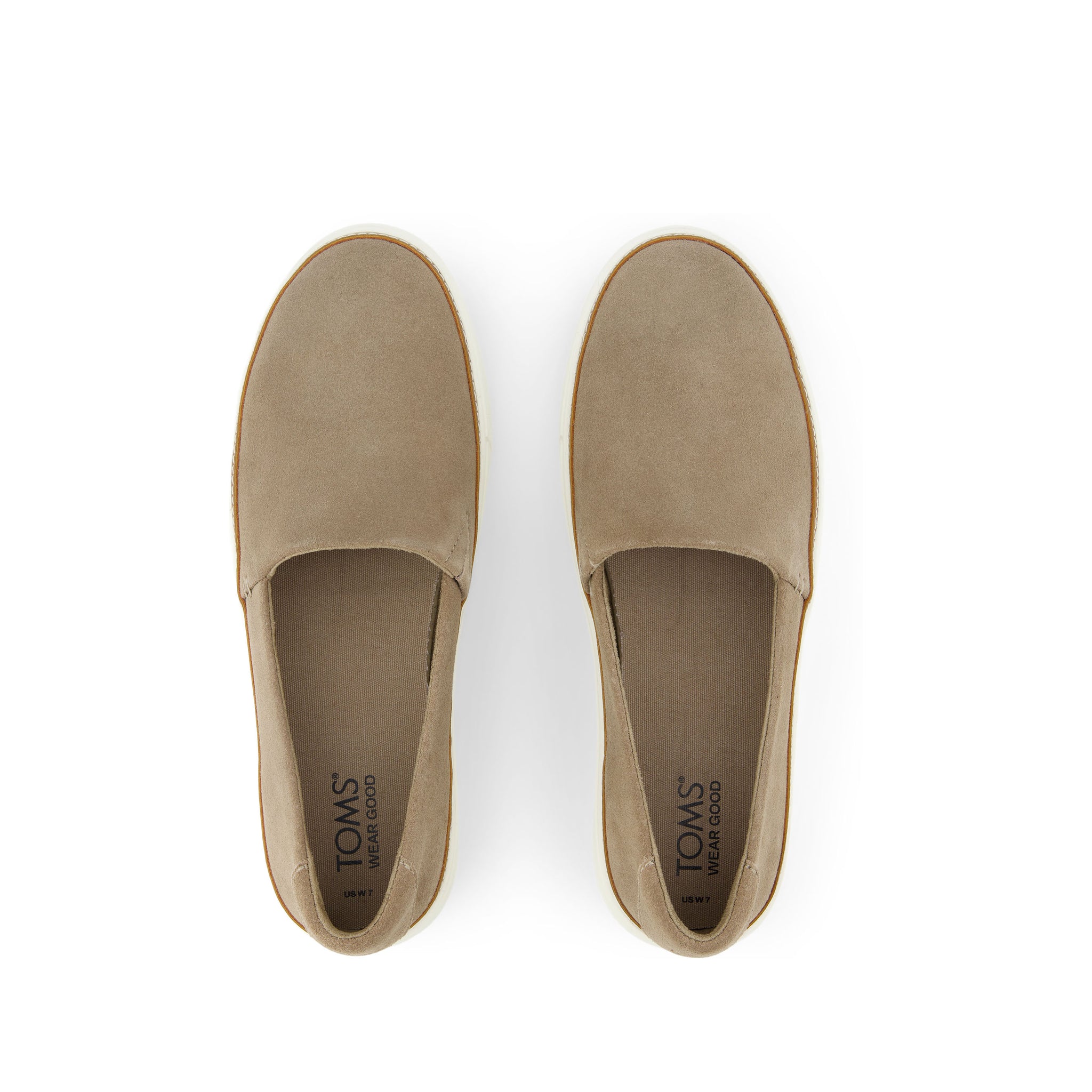 Kameron Dune Suede Slip On Sneaker Top View