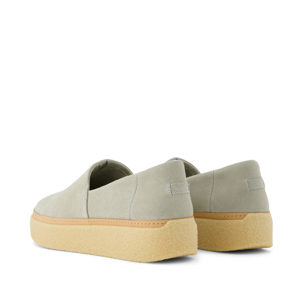 Adelaide Espadrille - Clay Premium Suede Back View