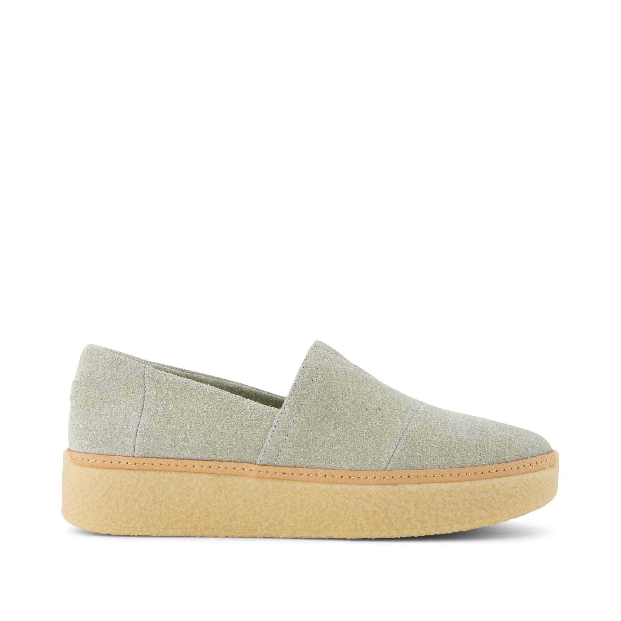 Adelaide Espadrille - Clay Premium Suede Side View