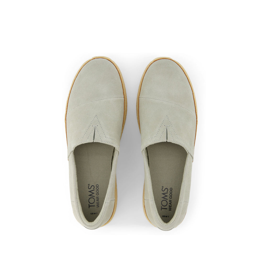 Adelaide Espadrille - Clay Premium Suede Top View