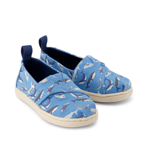 Alpargata Glow in The Dark Whales Toddler Shoe Front View
