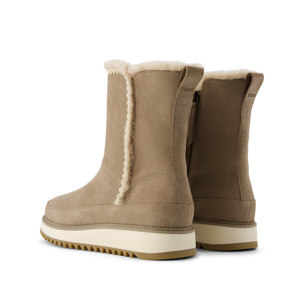 Bergen Boot - Water Resistant Dune Suede Back View