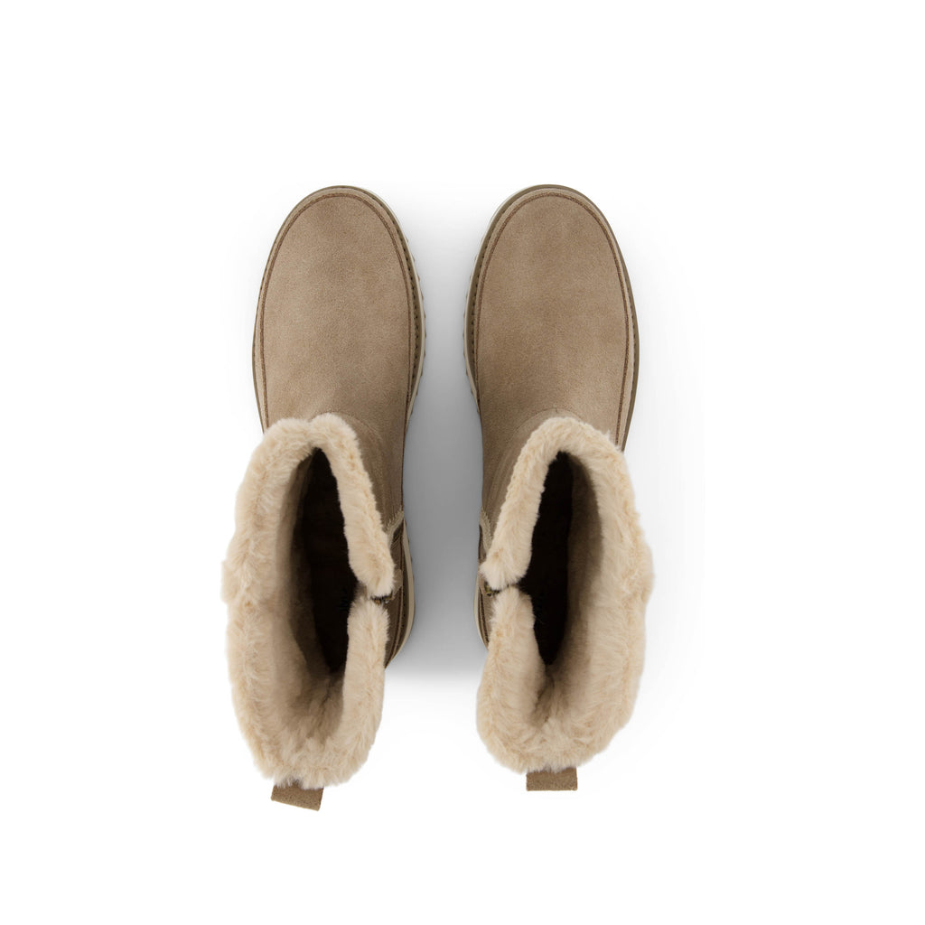 Bergen Boot - Water Resistant Dune Suede Top View