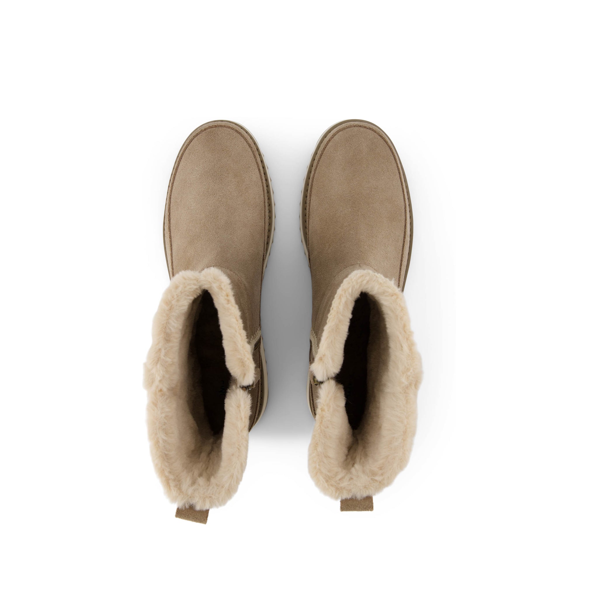 Bergen Boot - Water Resistant Dune Suede Top View