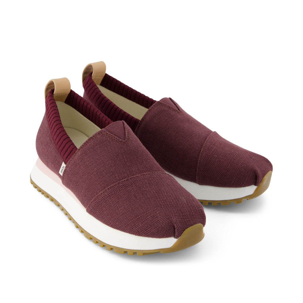 Resident 2.0 Burgundy Heritage Canvas Sneaker Front View