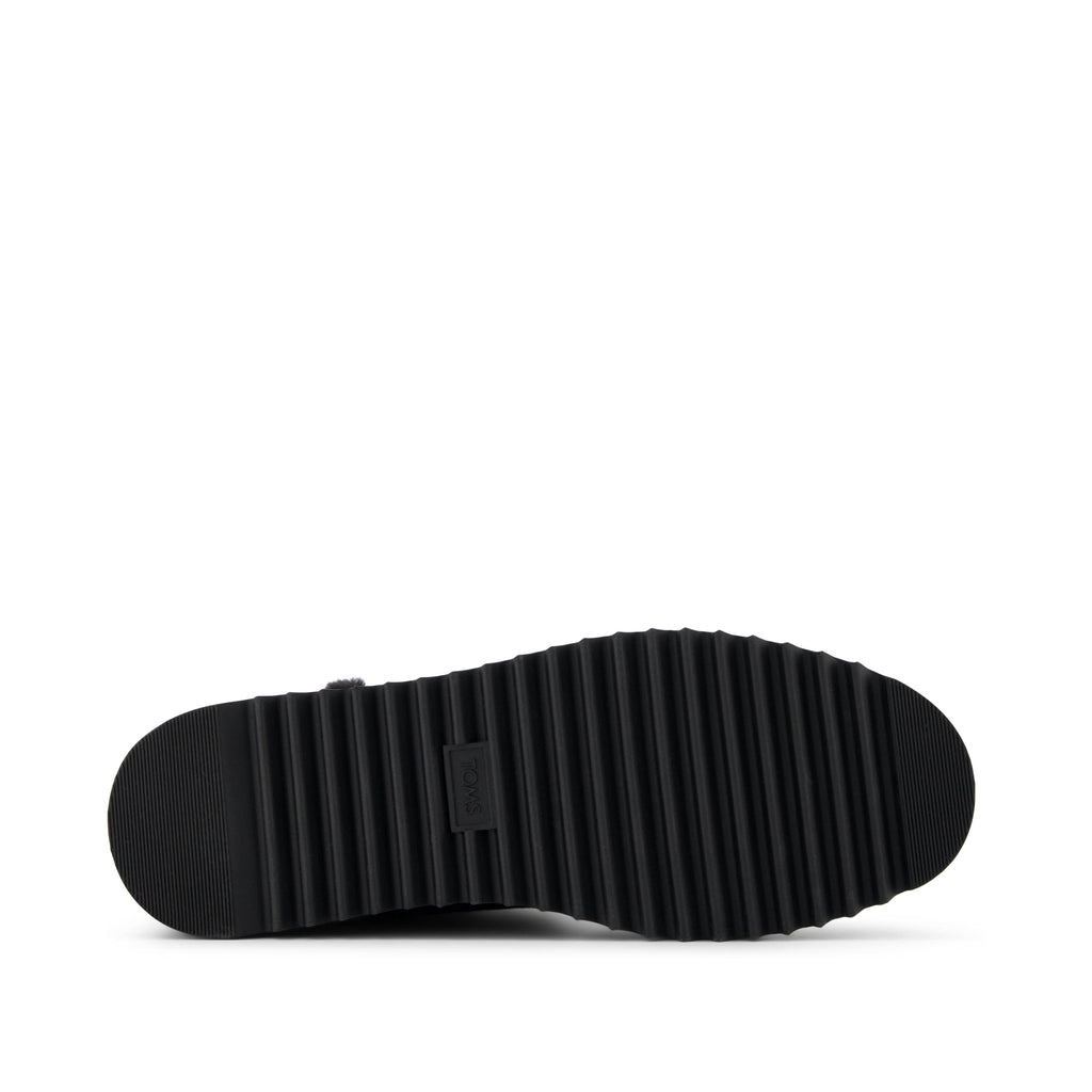 Bergen Boot - Water Resistant Black Suede Bottom Sole View