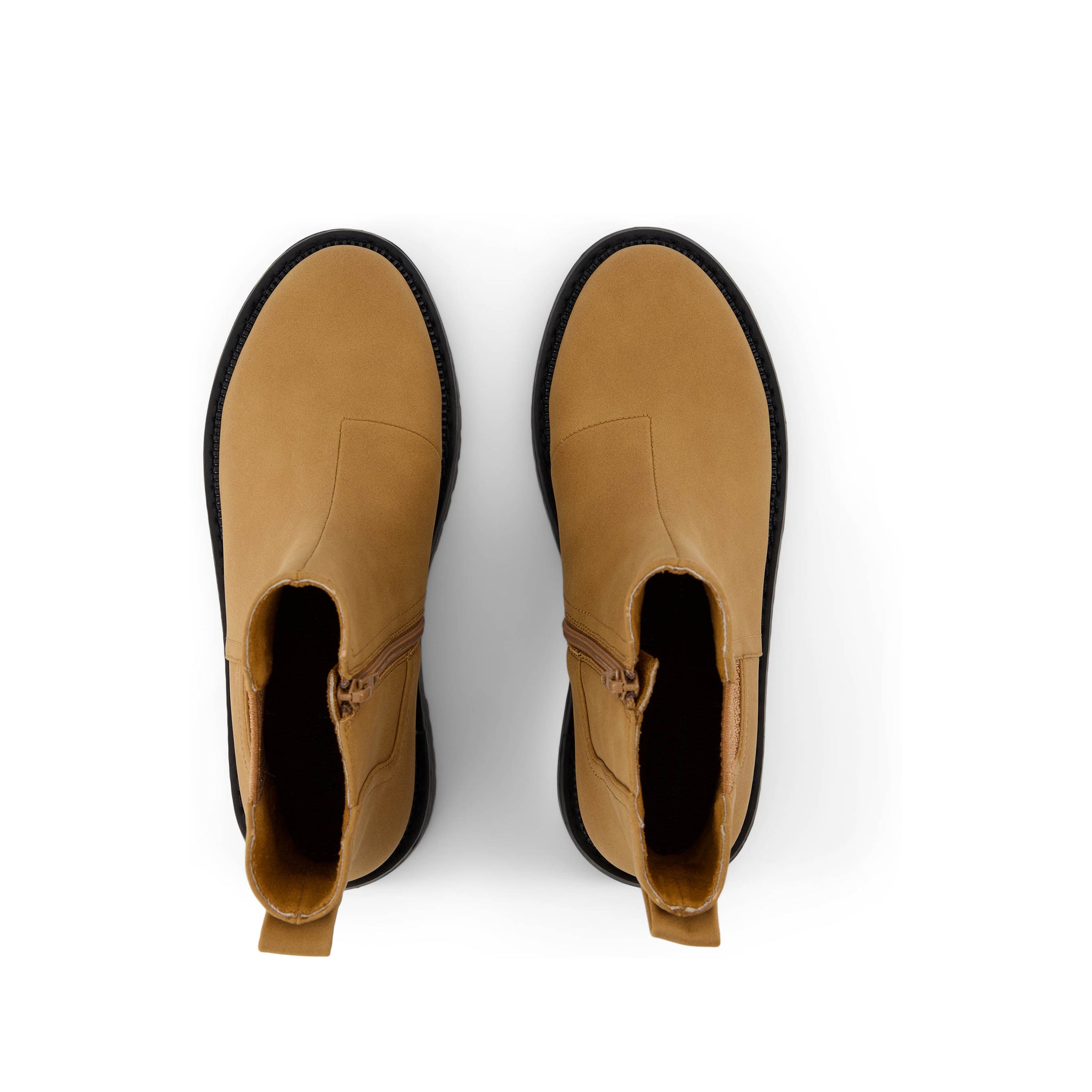 Bennet Kids Boot - Tan Nubuck PU Top View