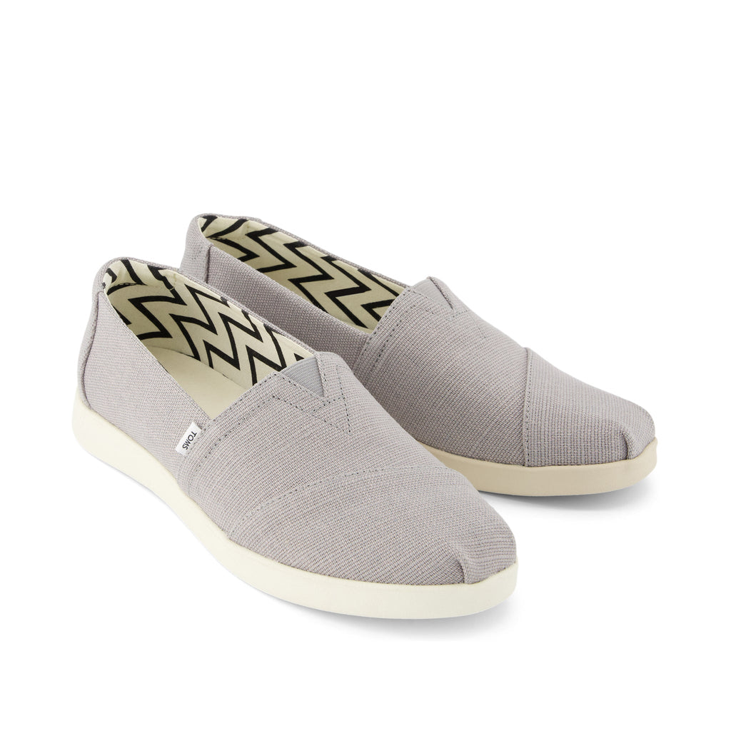 Alpargata Plus Drizzle Grey Heritage Canvas Front View