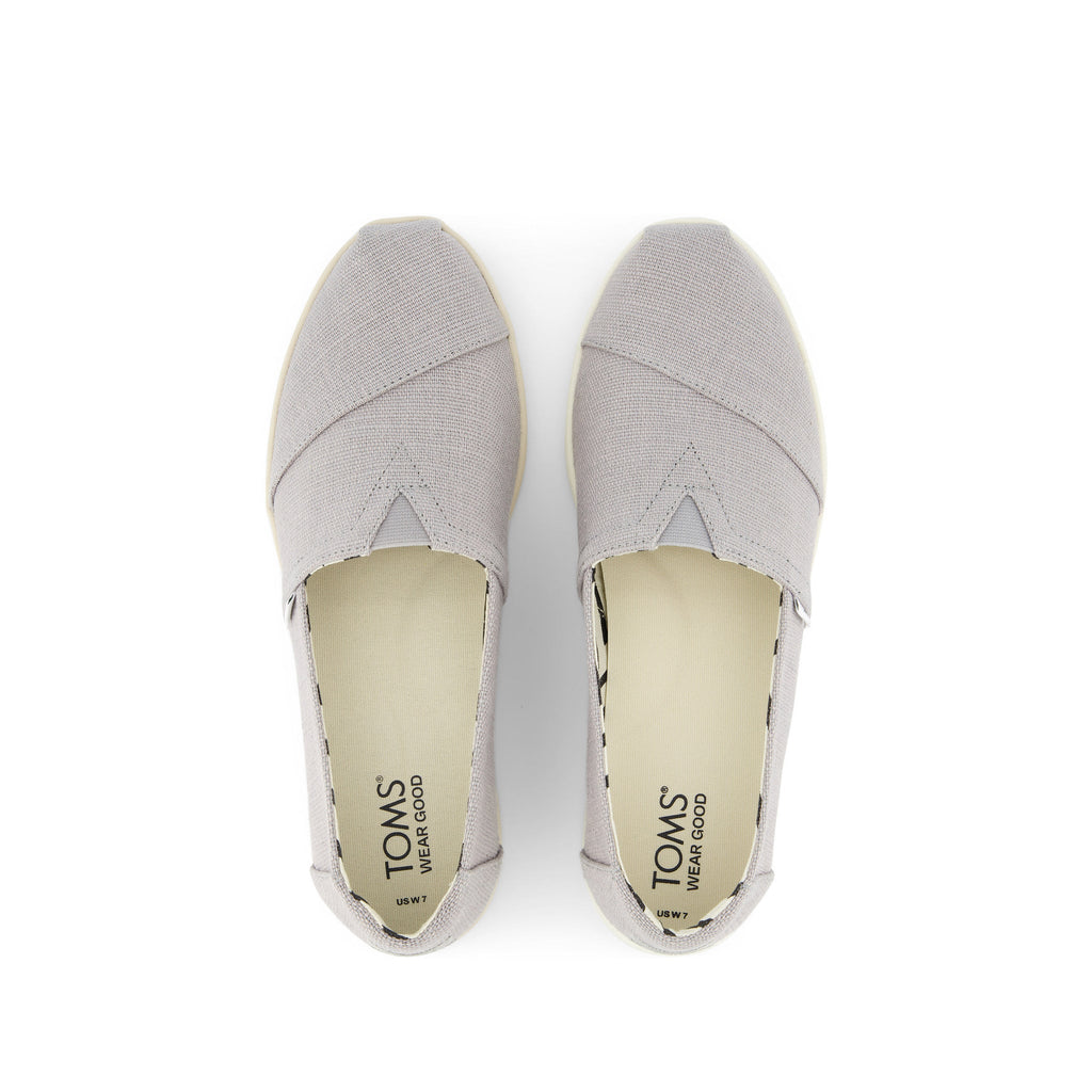 Alpargata Plus Drizzle Grey Heritage Canvas Top View