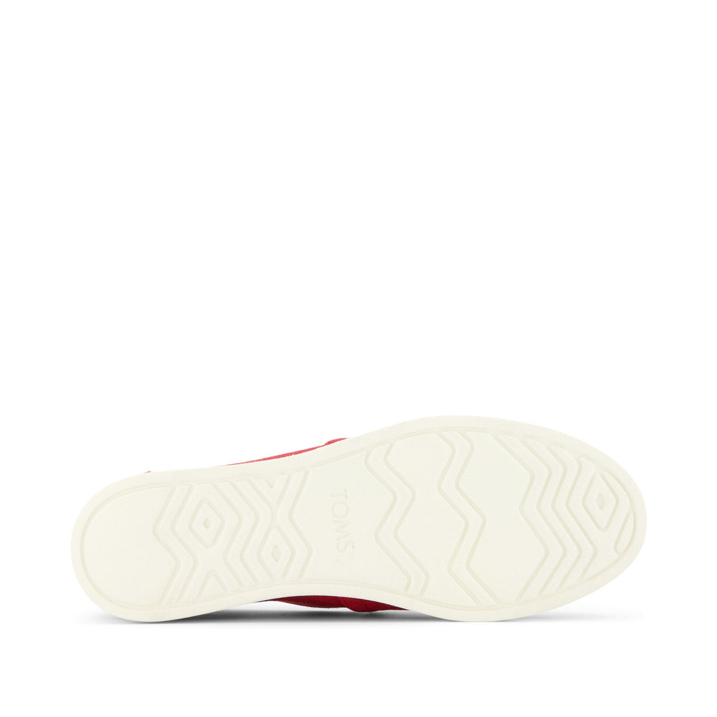 Alpargata Plus Red Heritage Canvas Bottom Sole View