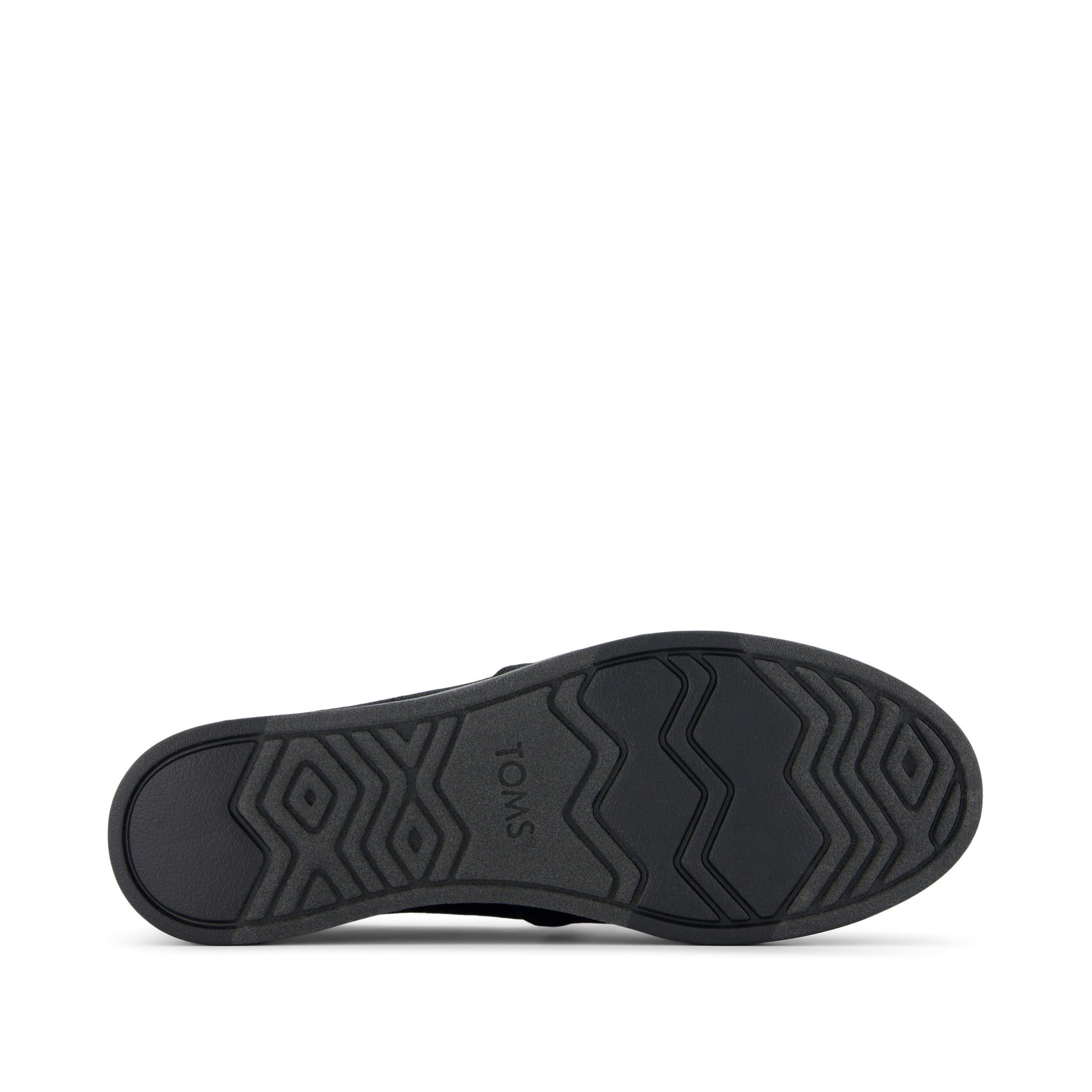 Alpargata Plus All Black Heritage Canvas Bottom Sole View