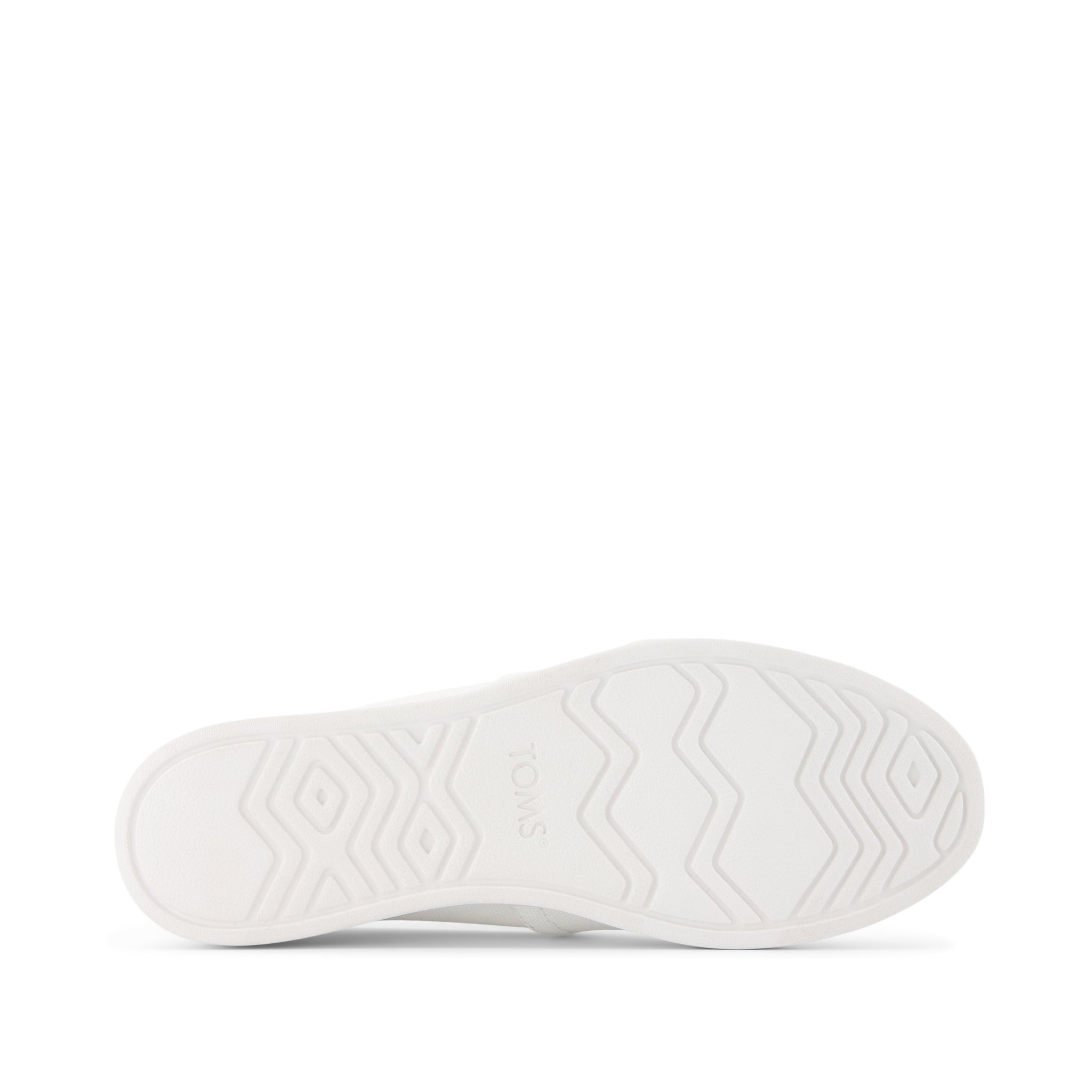 Alpargata Plus White Recycled Cotton Canvas Bottom Sole View