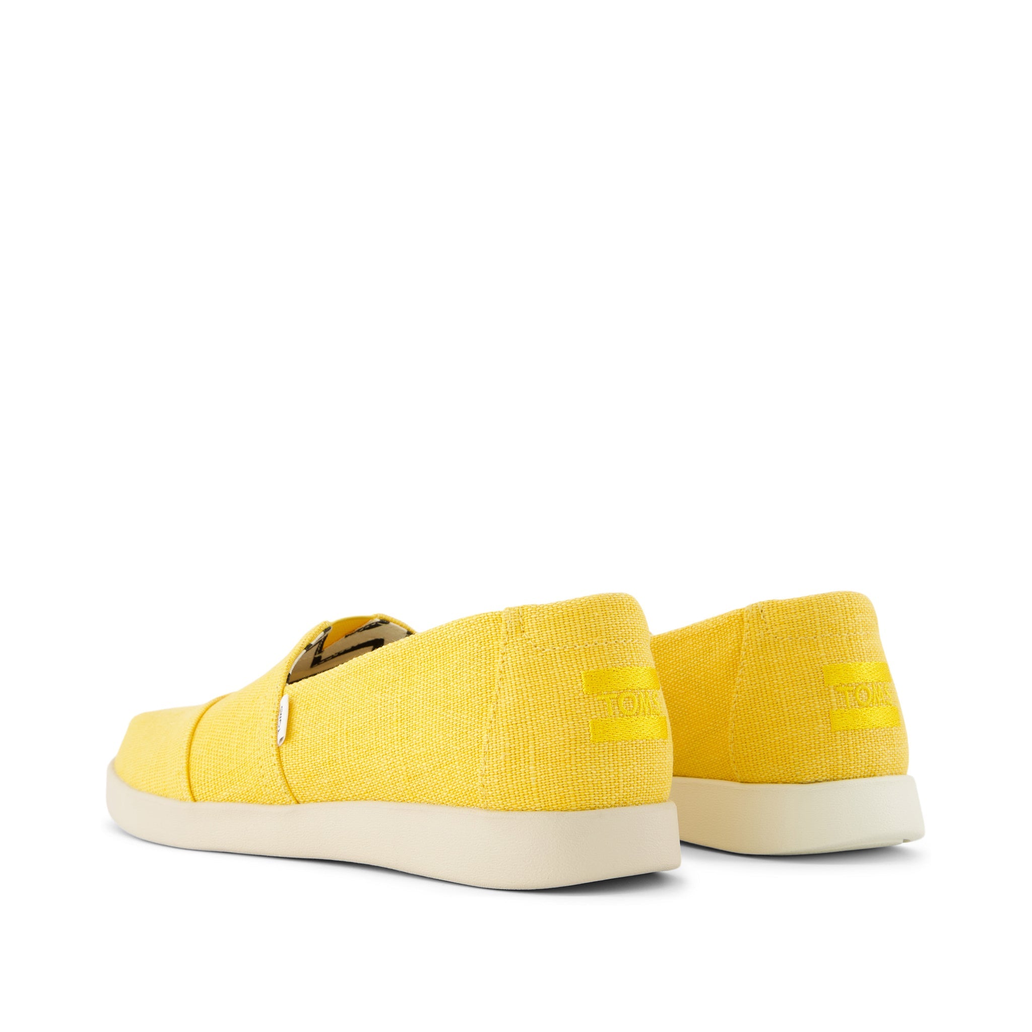 Alpargata Plus Yellow Heritage Canvas Back View