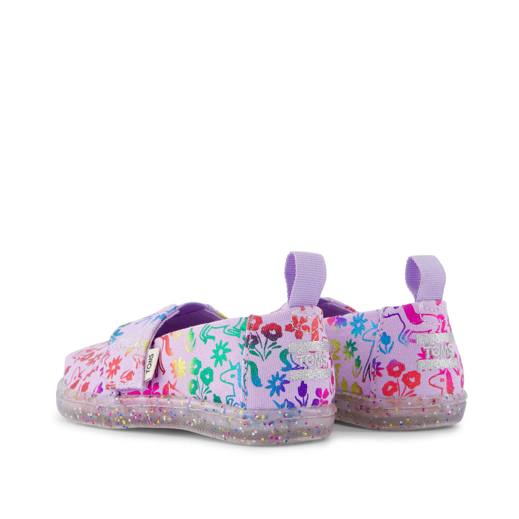 Alpargata Rainbow Unicorns Toddler Shoe Back View