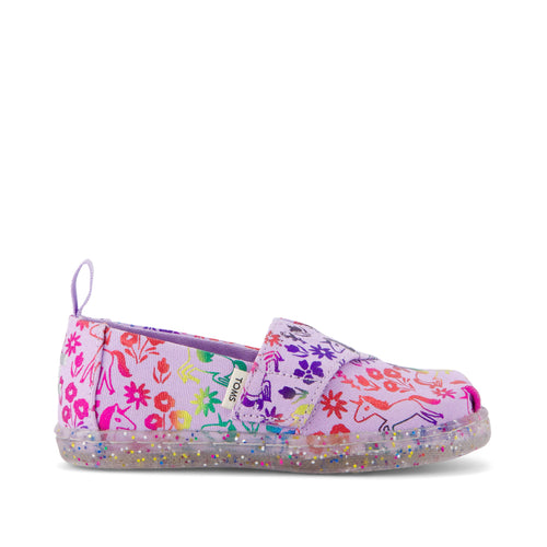Alpargata Rainbow Unicorns Toddler Shoe Side View
