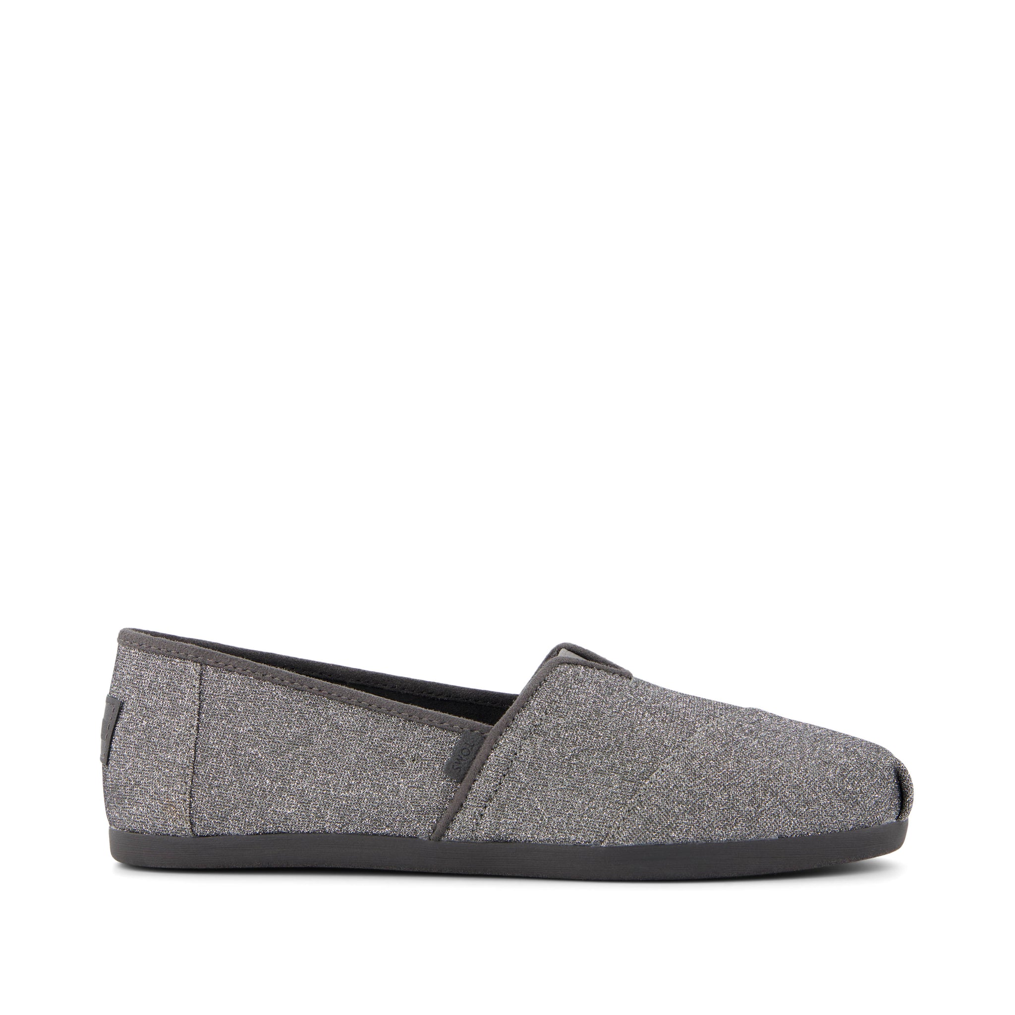Alpargata Cloudbound - Dark Grey Sparkle Glitter Side View