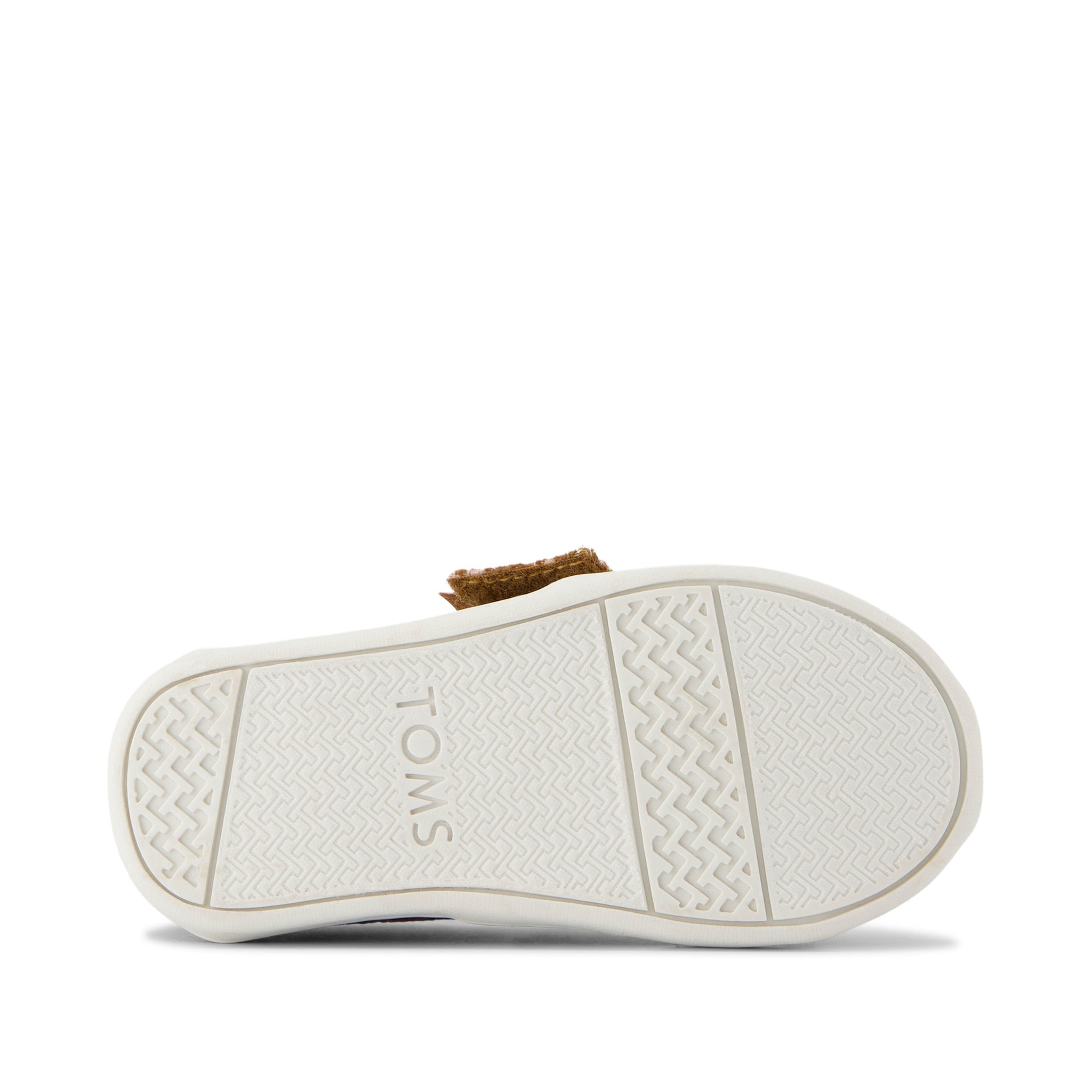 Alpargata Golden Honey Floral Brocade Toddler Shoe Bottom Sole View