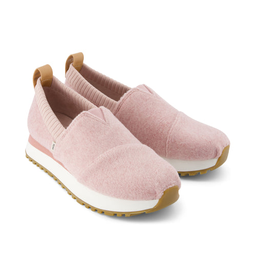 Resident 2.0 Sneaker - Ballet Pink Felt Front View