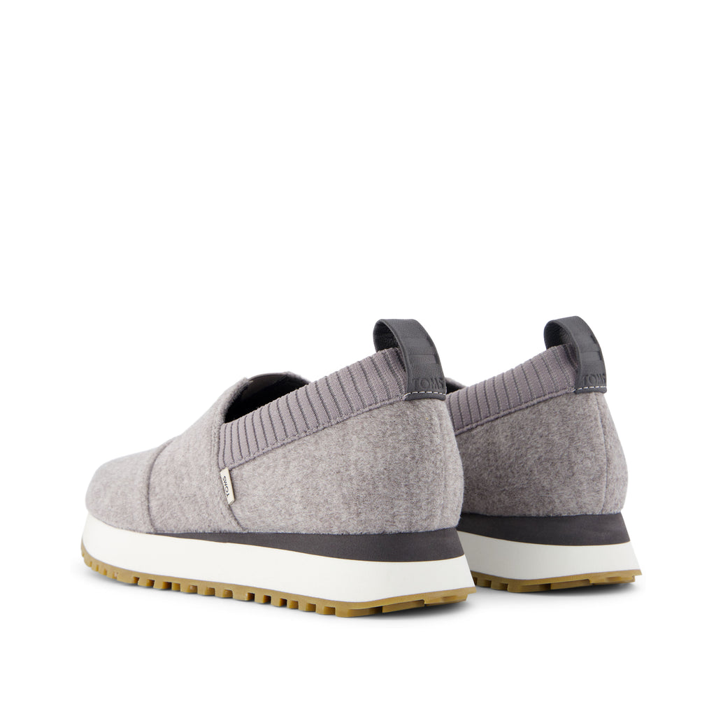 Resident 2.0 Sneaker - Grey Felt Back View