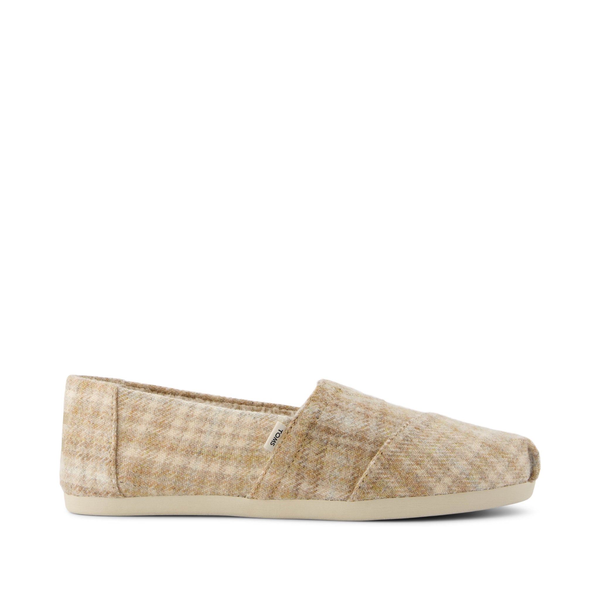 Alpargata Cloudbound - Natural Cozy Plaid Side View
