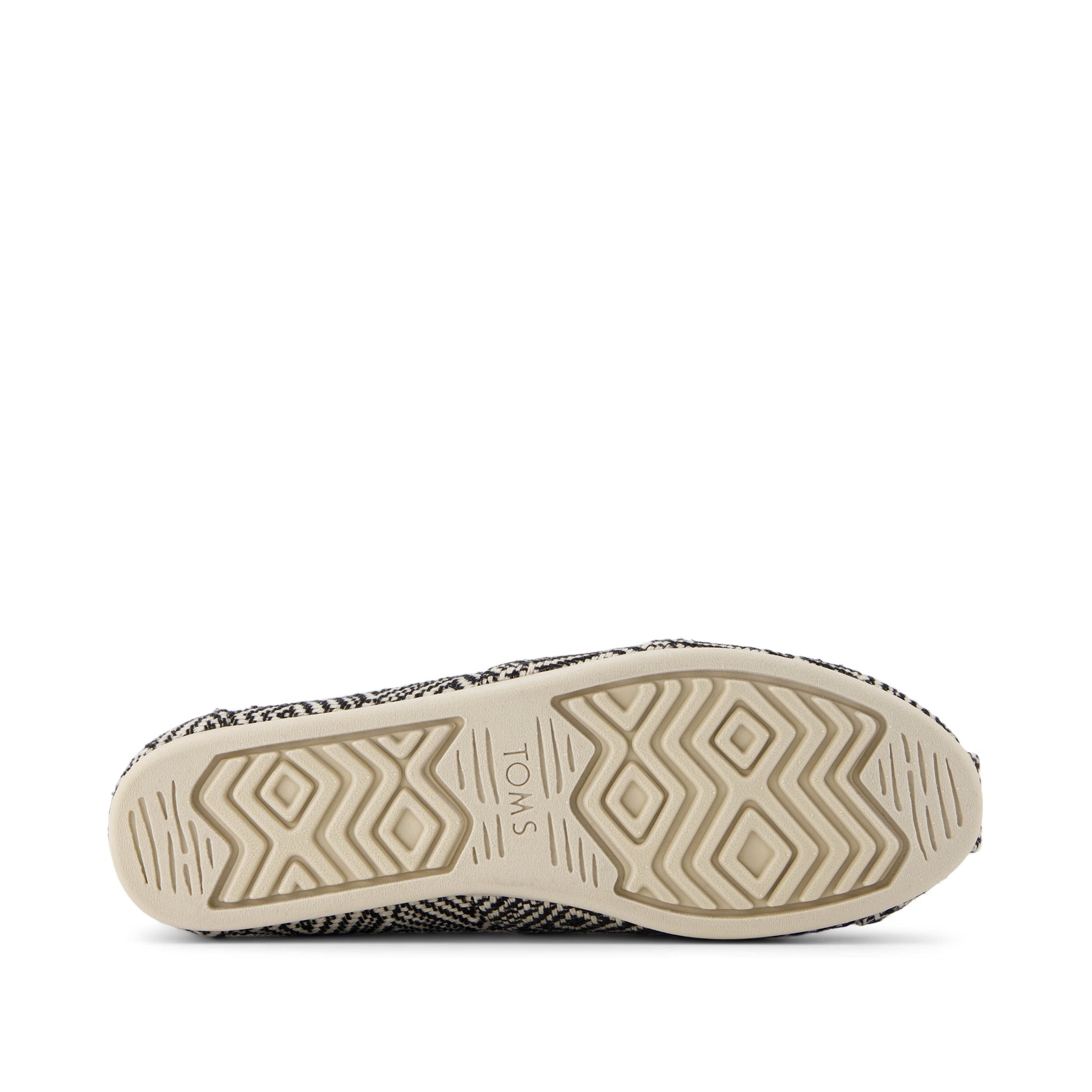 Alpargata Black Diamond Geo Woven Bottom Sole View