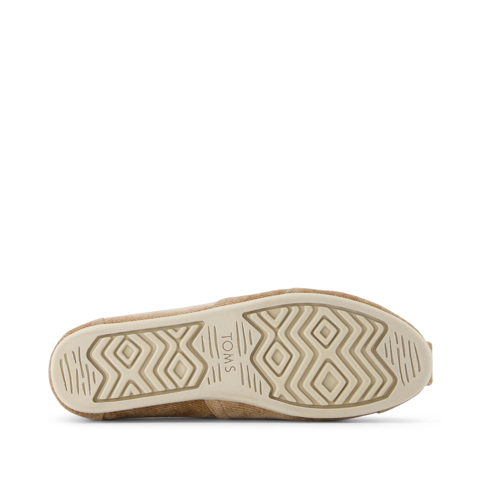 Alpargata Cloudbound - Toffee Brown Cozy Corduroy Bottom Sole View