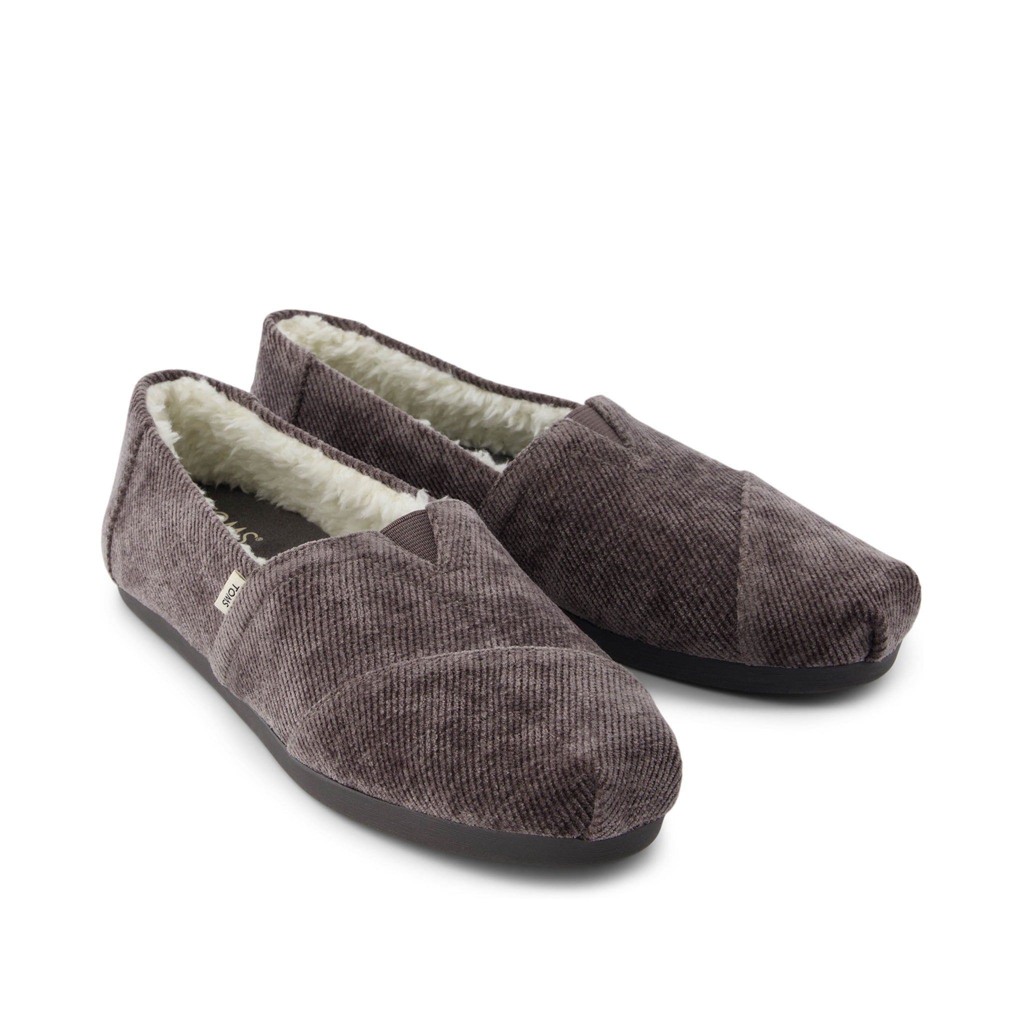 Alpargata Cloudbound - Dark Grey Cozy Corduroy Front View
