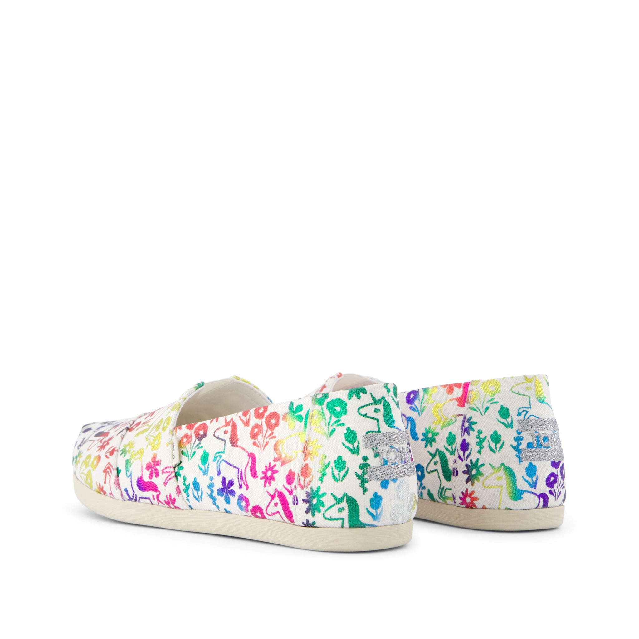 Alpargata Rainbow Unicorns Back View