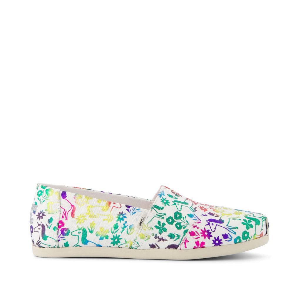 Alpargata Rainbow Unicorns Side View