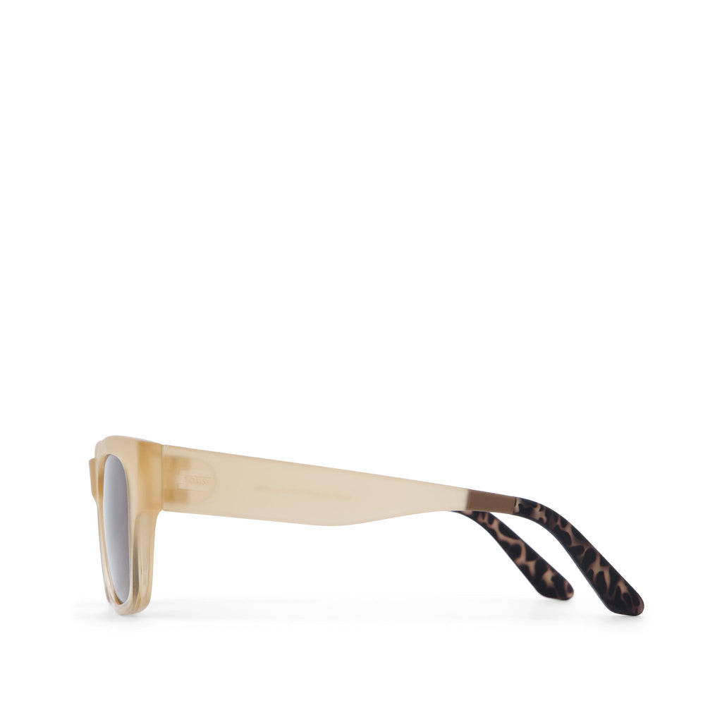 Devon Oatmilk Traveler Sunglasses Side View