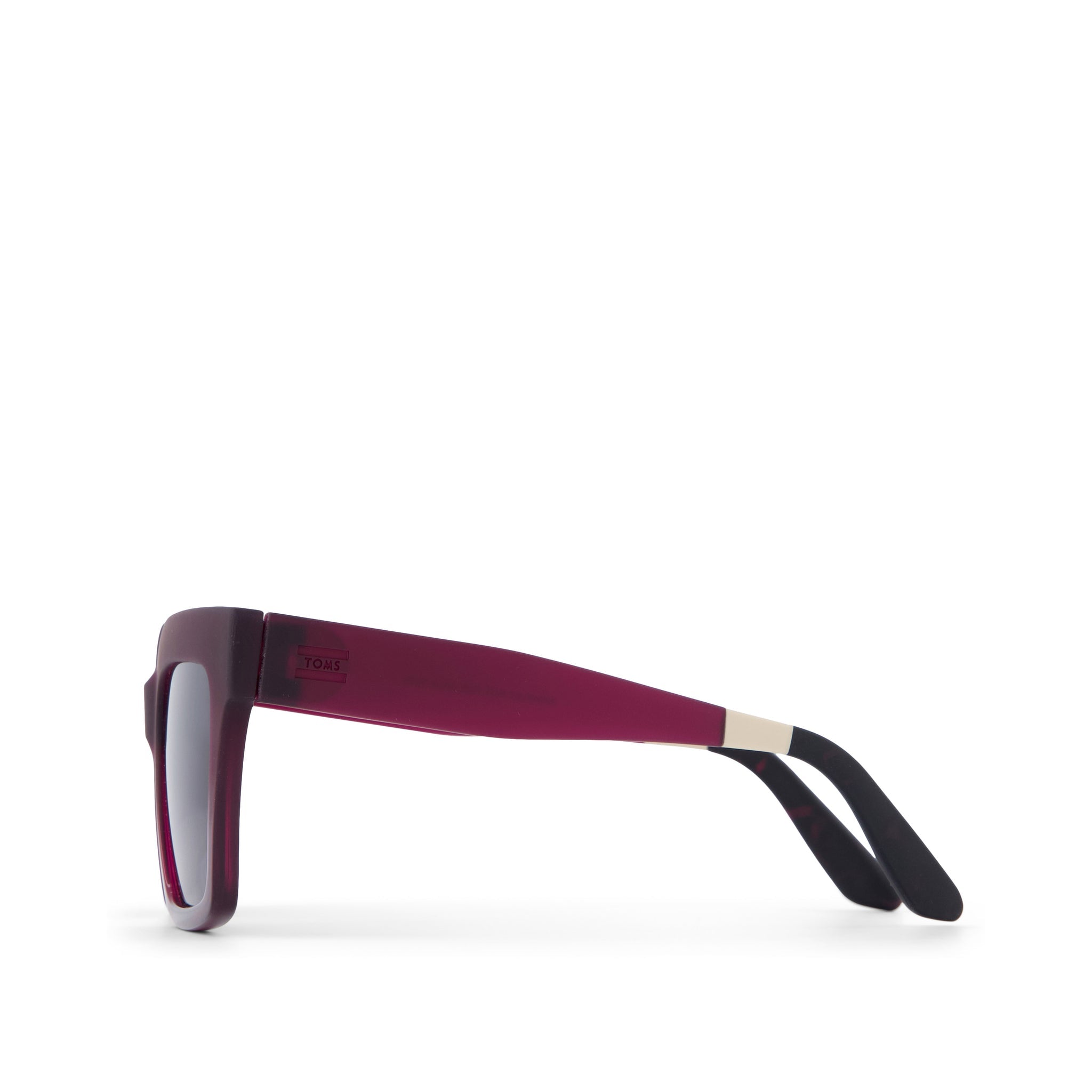 Adelaide Plum Traveler Sunglasses Side View