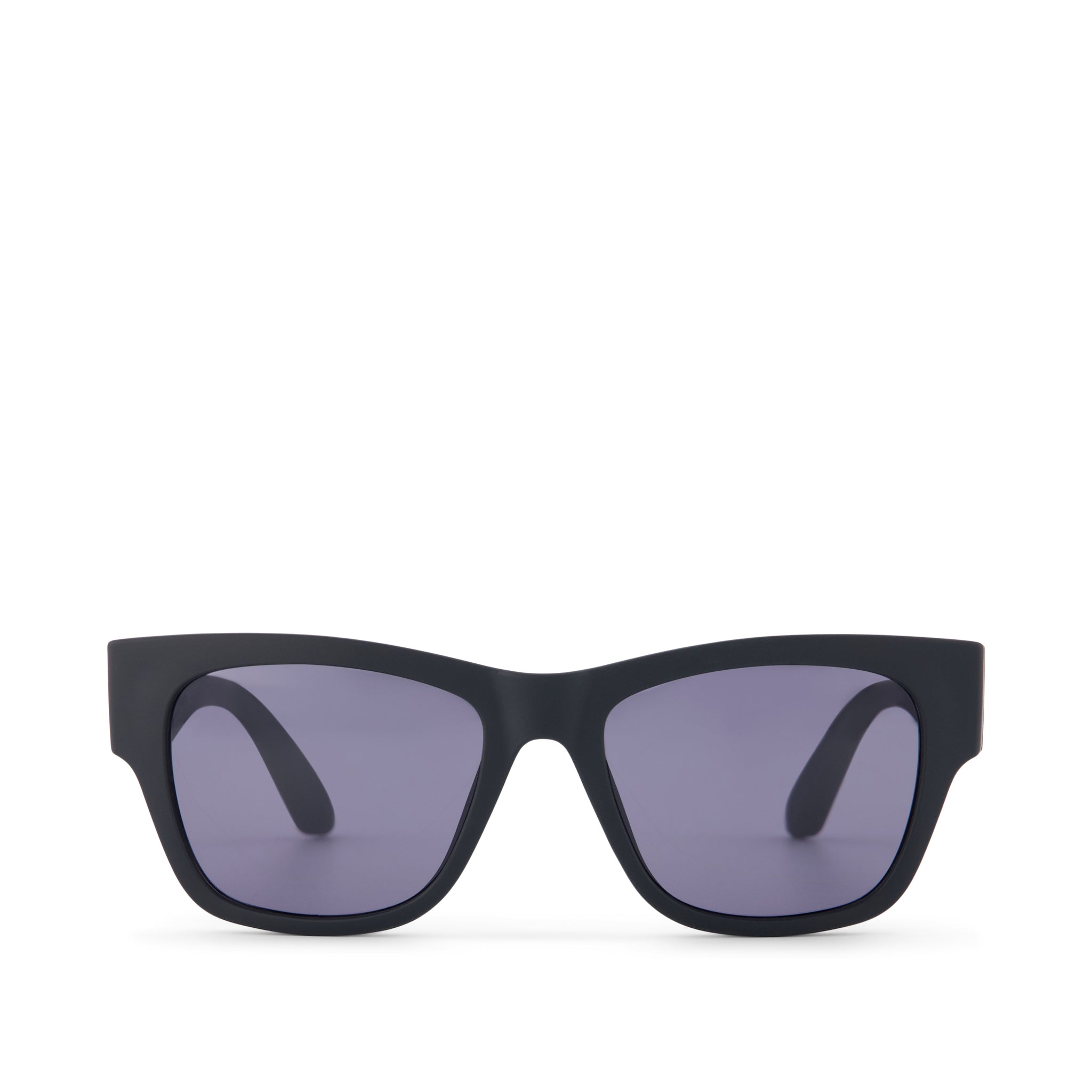 Devon Matte Black Traveler Sunglasses Front View