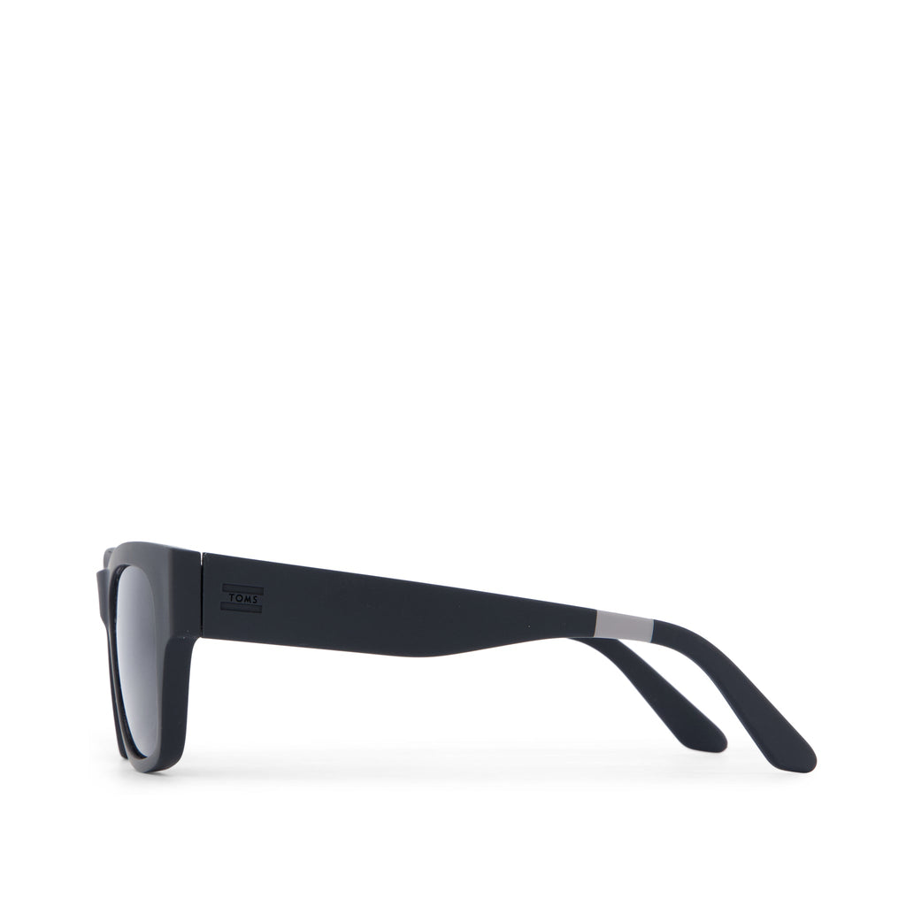 Devon Matte Black Traveler Sunglasses Side View