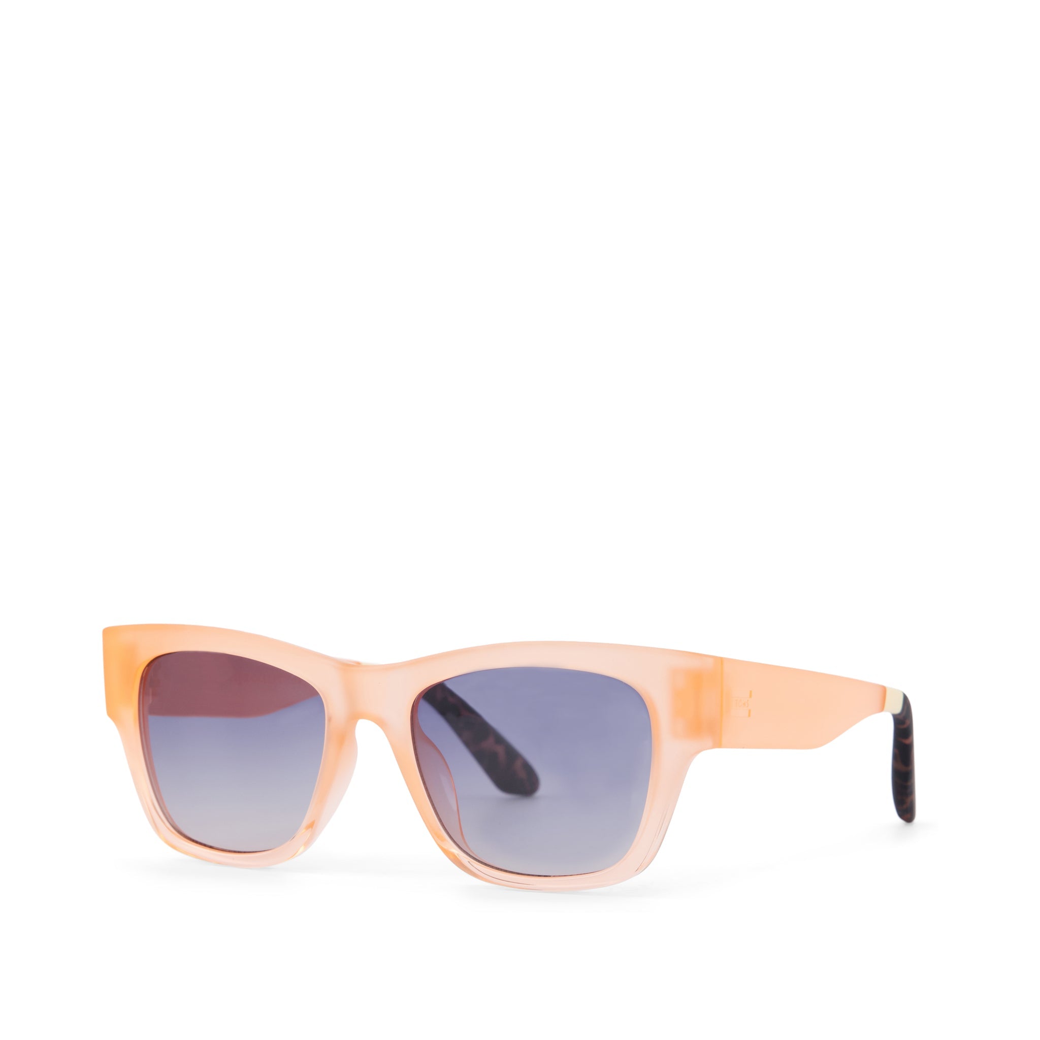 Devon Peach Traveler Sunglasses Side Angle View