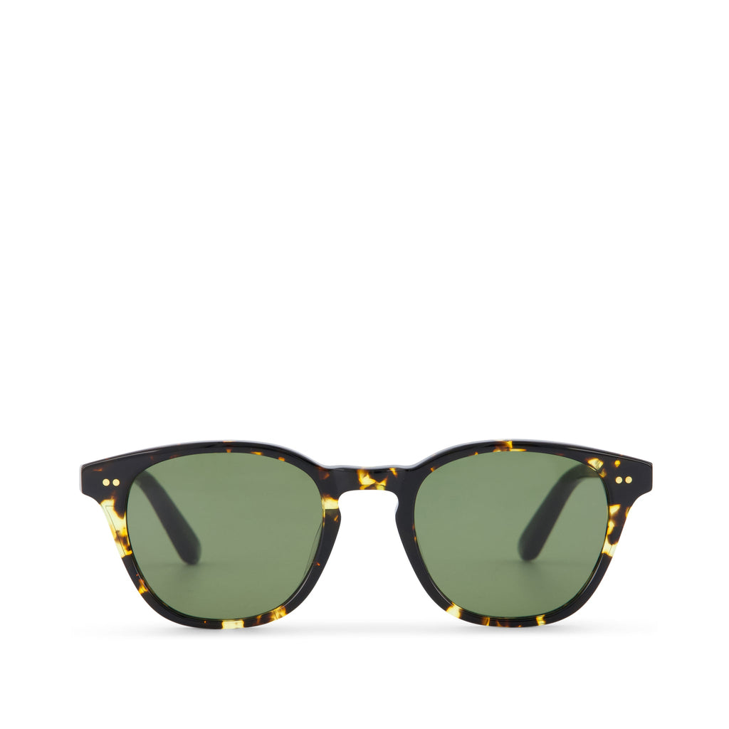 Wyatt Havana Tortoise Handcrafted Sunglasses Front View