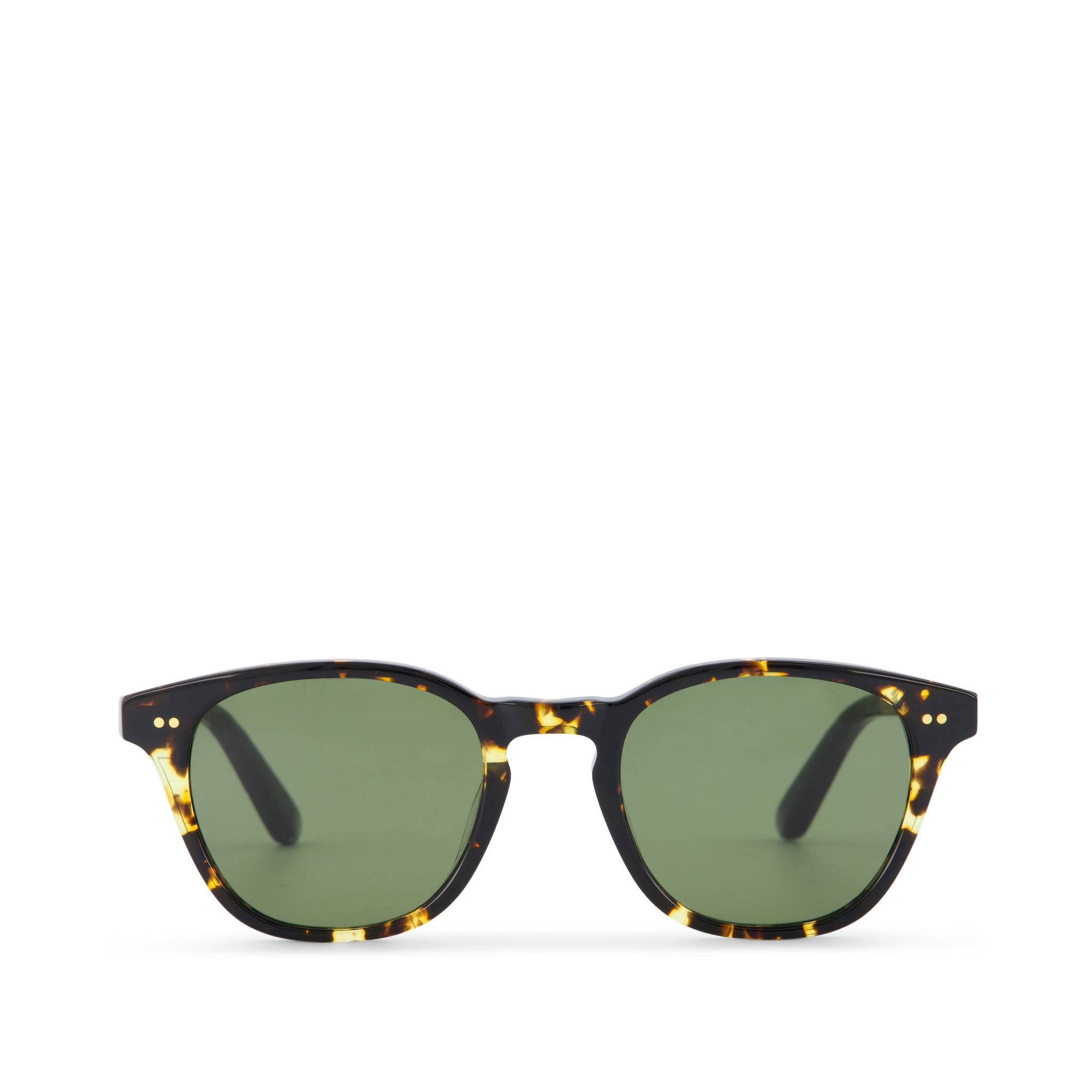 Wyatt Havana Tortoise Handcrafted Sunglasses Front View
