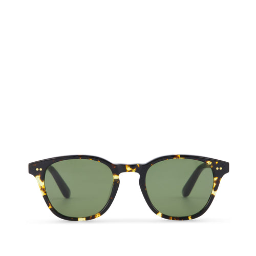 Wyatt Havana Tortoise Handcrafted Sunglasses Front View