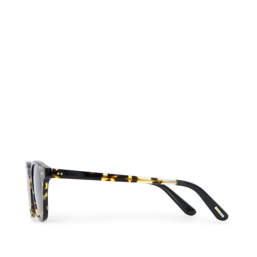Wyatt Havana Tortoise Handcrafted Sunglasses Side View