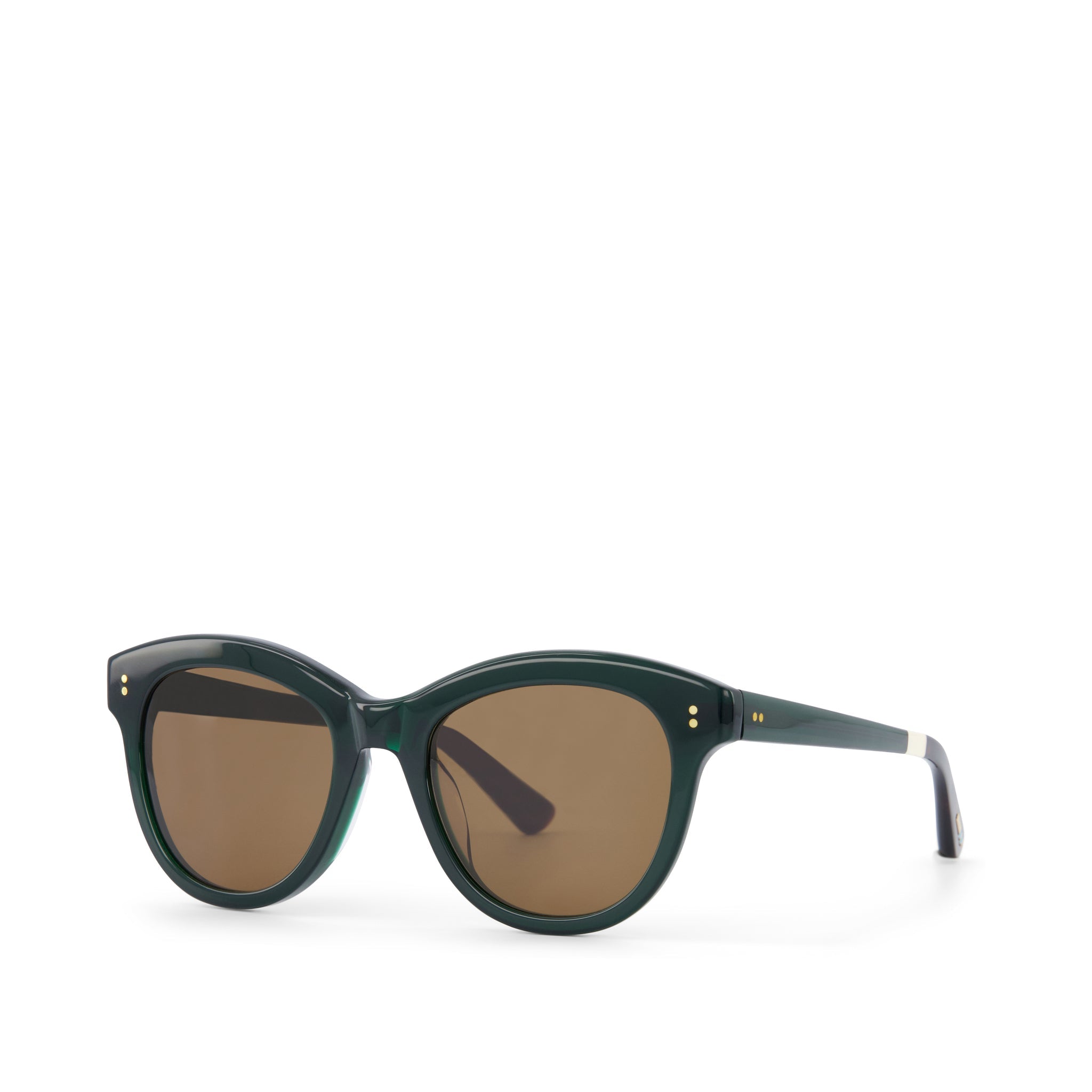 Gwyneth Sea Moss Handcrafted Sunglasses Side Angle View